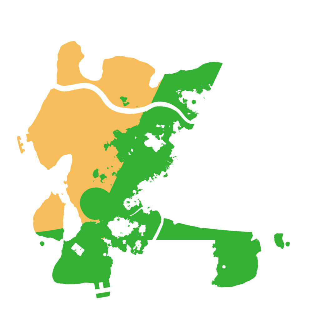 Biome Rust Map: Procedural Map, Size: 2800, Seed: 1529097474