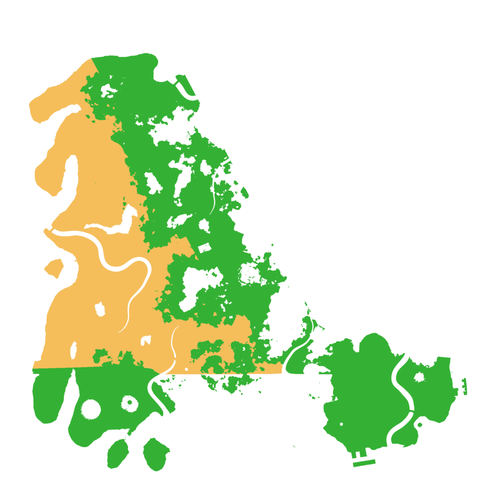 Biome Rust Map: Procedural Map, Size: 4500, Seed: 1428993294