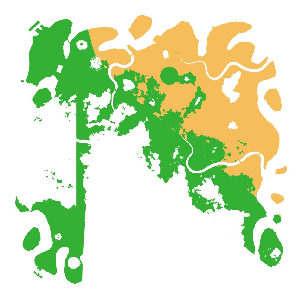 Biome Rust Map: Procedural Map, Size: 4500, Seed: 1874639201