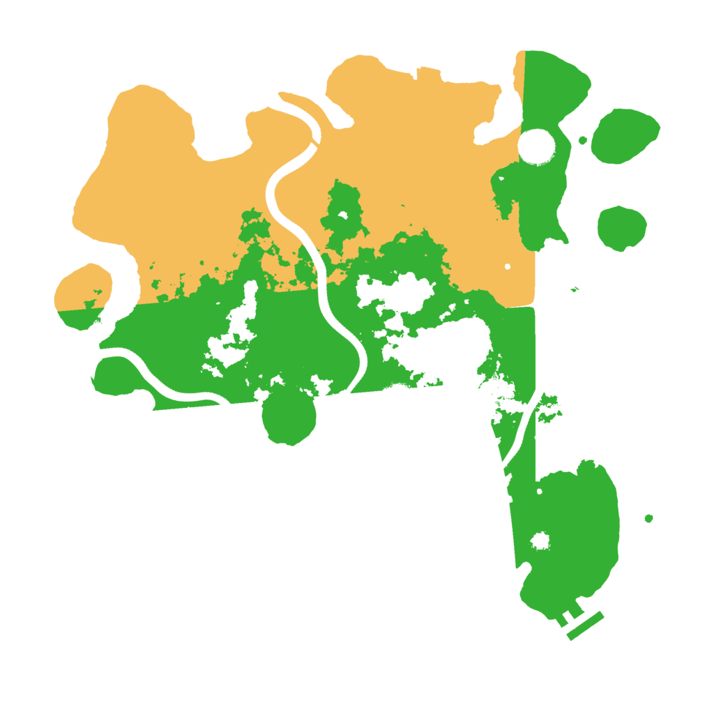 Biome Rust Map: Procedural Map, Size: 3500, Seed: 708521073