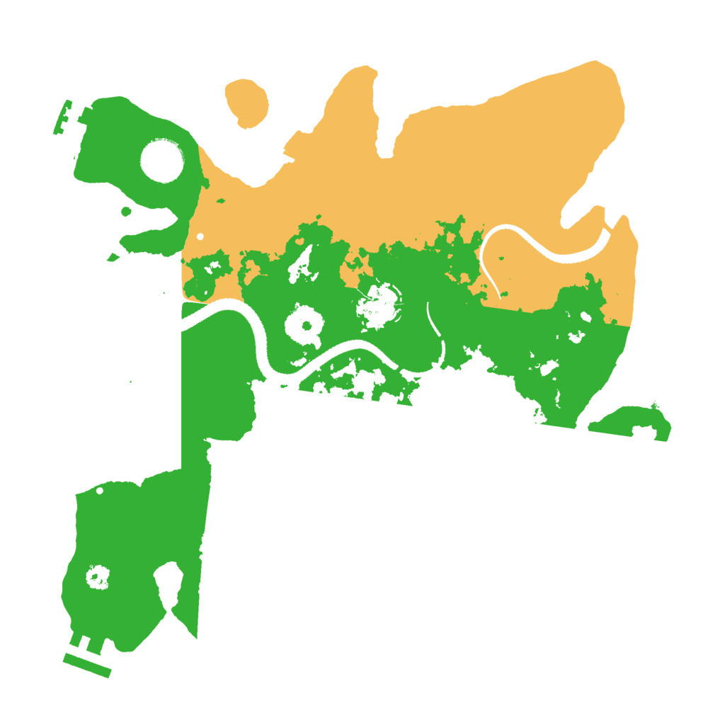 Biome Rust Map: Procedural Map, Size: 3000, Seed: 6955