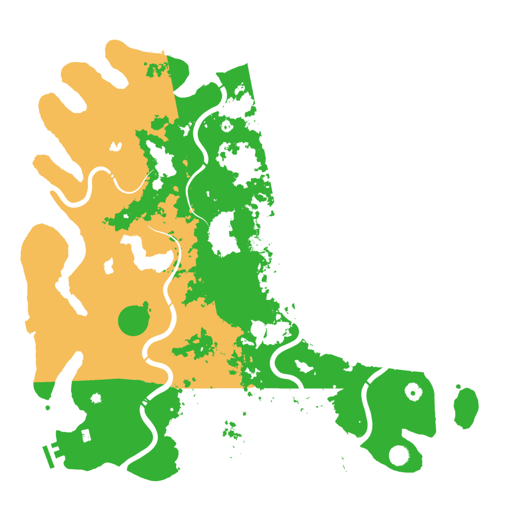 Biome Rust Map: Procedural Map, Size: 4496, Seed: 187