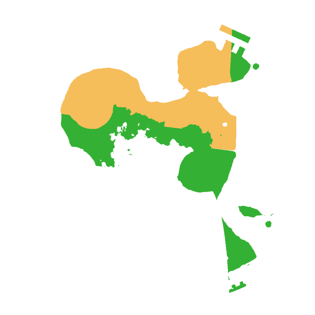 Biome Rust Map: Procedural Map, Size: 2000, Seed: 676767671