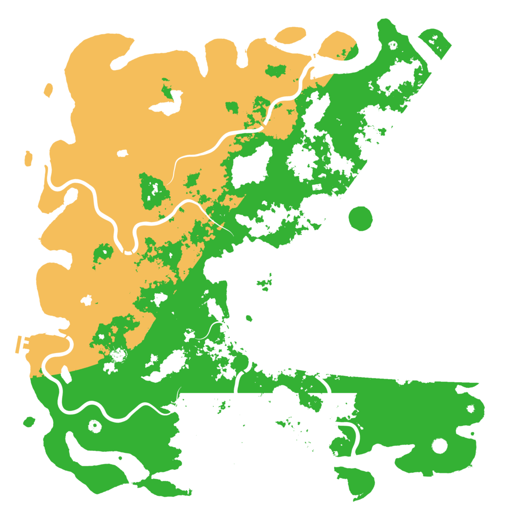 Biome Rust Map: Procedural Map, Size: 6000, Seed: 156459216