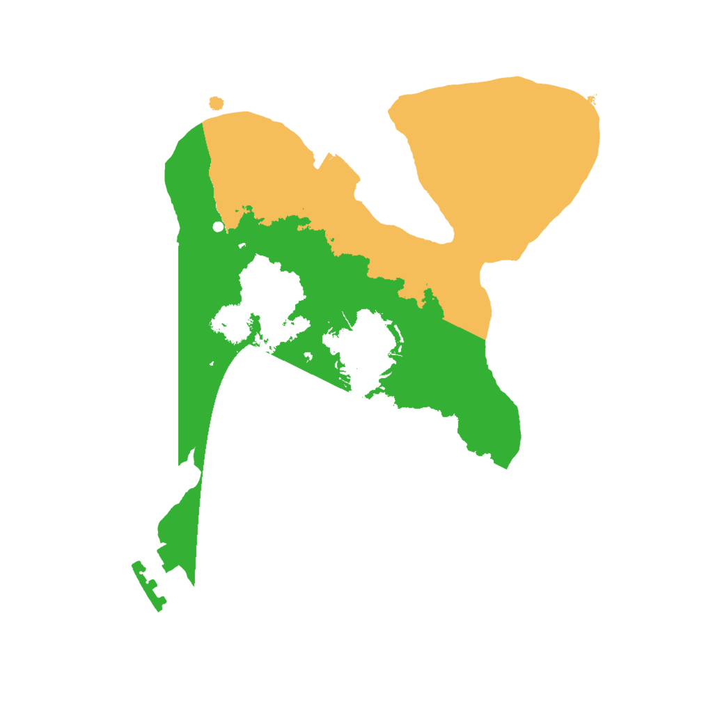 Biome Rust Map: Procedural Map, Size: 2000, Seed: 1235648