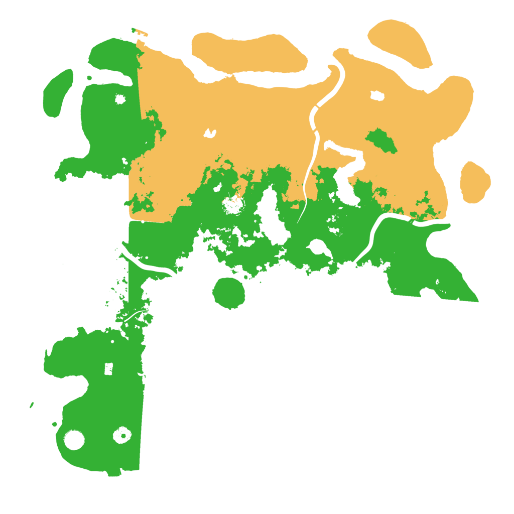 Biome Rust Map: Procedural Map, Size: 4500, Seed: 68331686