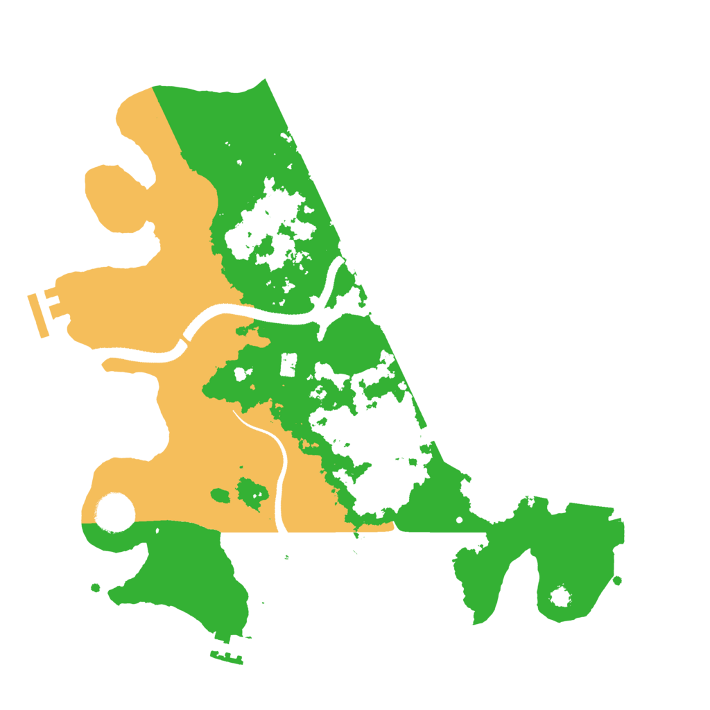 Biome Rust Map: Procedural Map, Size: 3200, Seed: 1401934113
