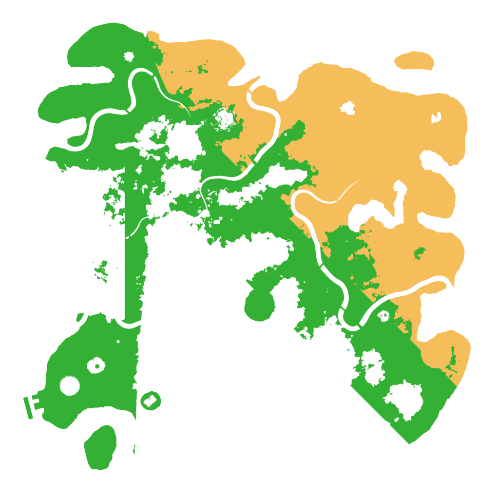 Biome Rust Map: Procedural Map, Size: 4500, Seed: 840431430