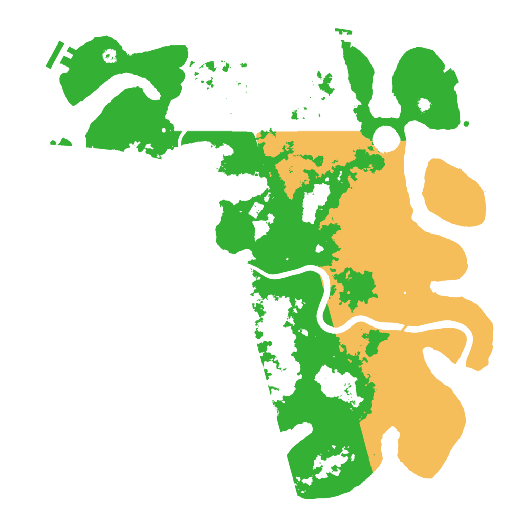 Biome Rust Map: Procedural Map, Size: 3650, Seed: 8463285
