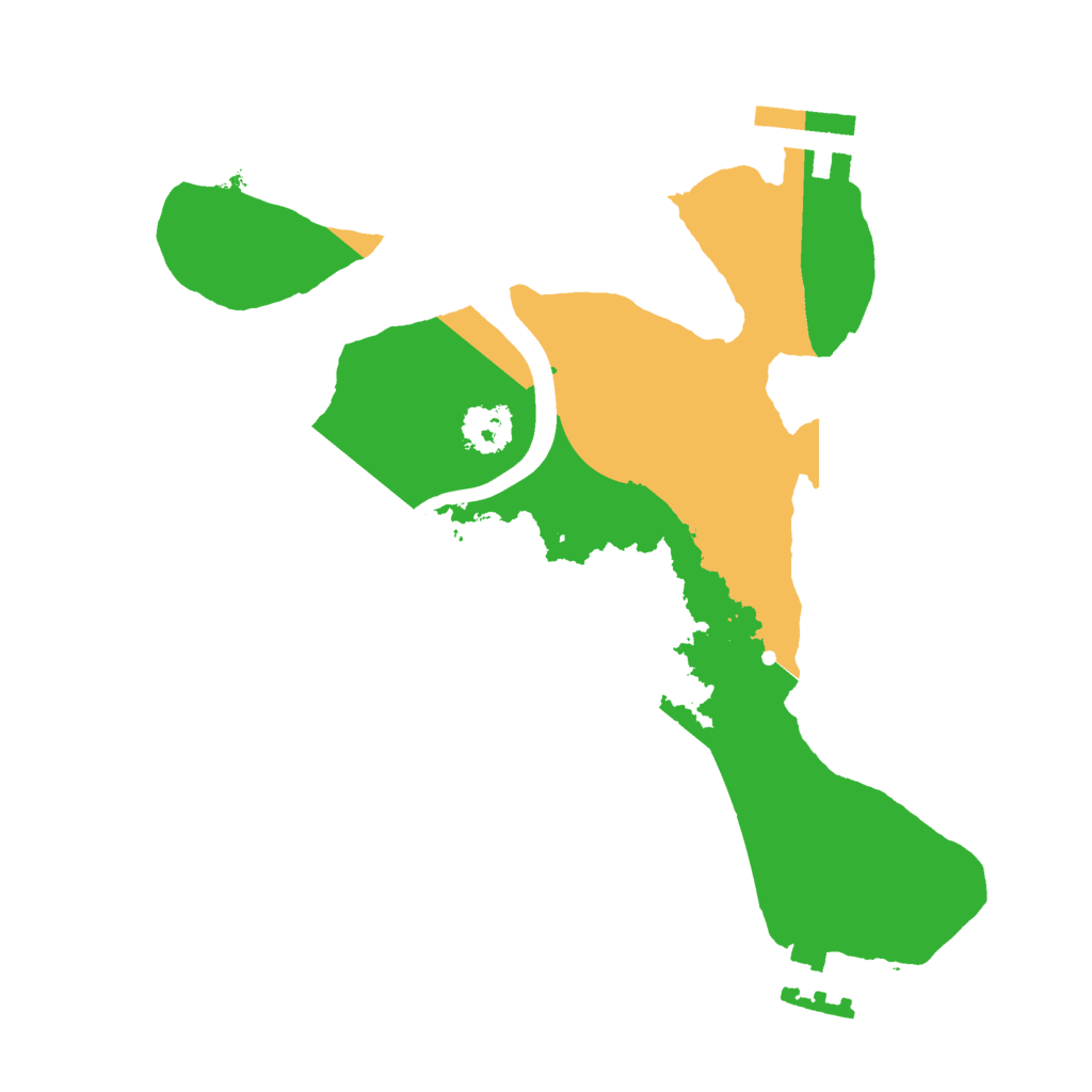 Biome Rust Map: Procedural Map, Size: 2200, Seed: 486658921