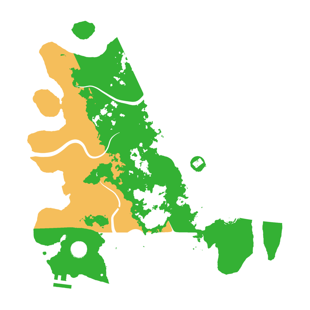 Biome Rust Map: Procedural Map, Size: 3450, Seed: 1401934113