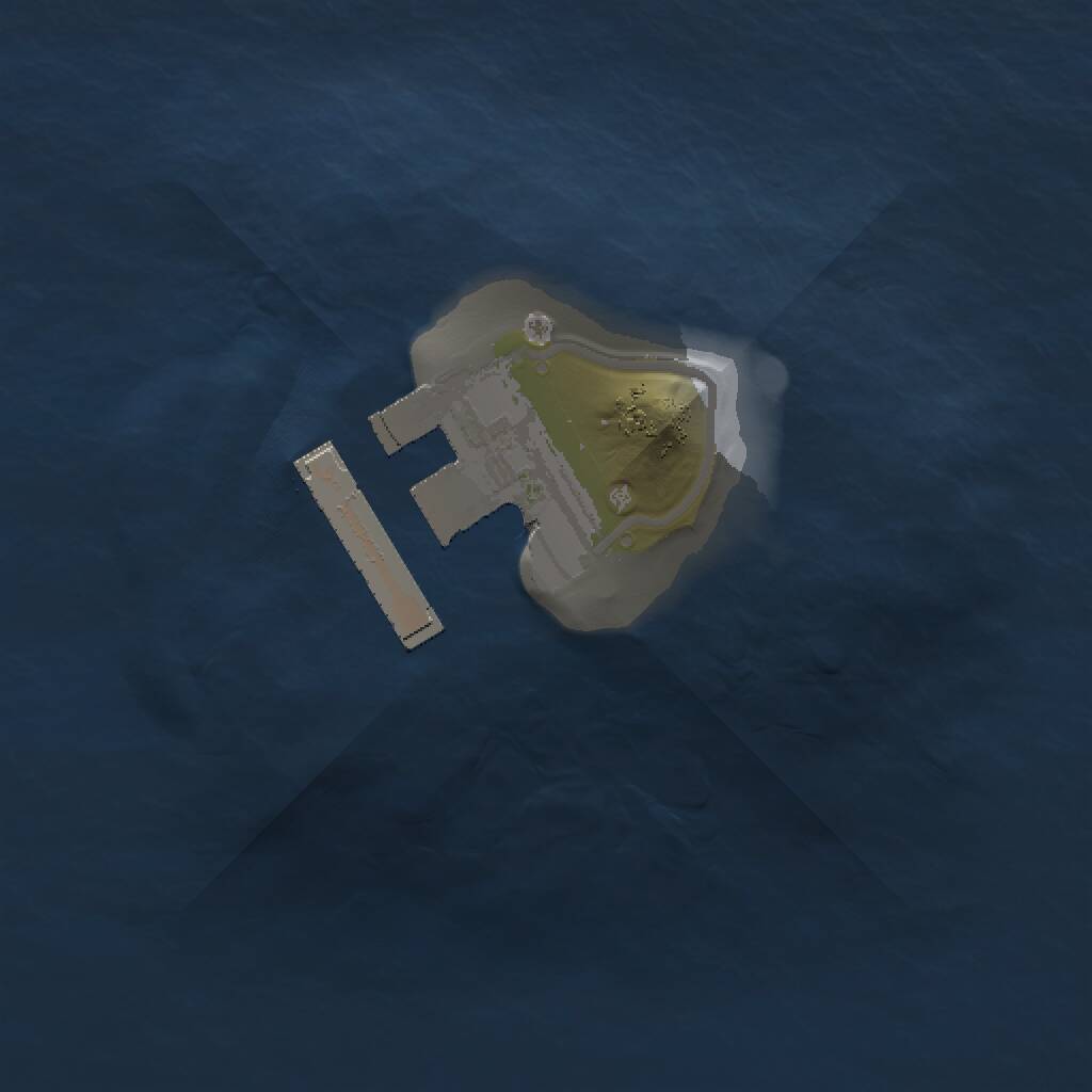 Rust Map: Procedural Map, Size: 1000, Seed: 1354474196, 2 Monuments