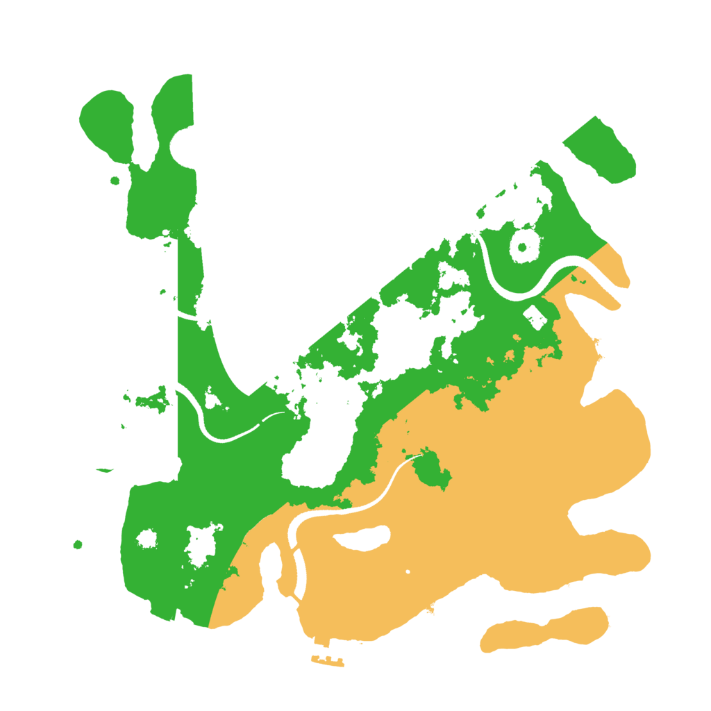 Biome Rust Map: Procedural Map, Size: 3250, Seed: 1913157513