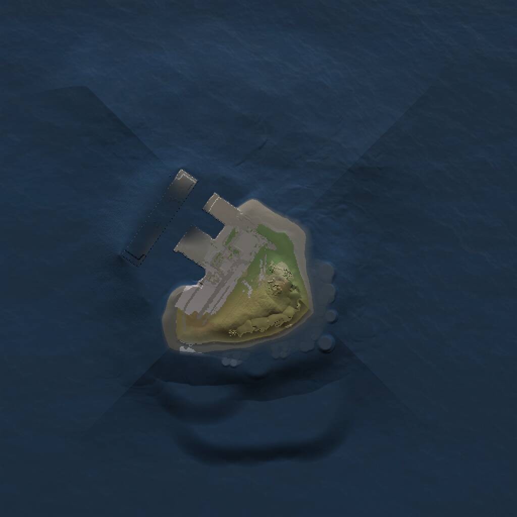 Rust Map: Procedural Map, Size: 1000, Seed: 1404825715, 2 Monuments