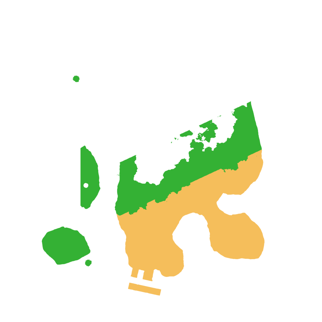 Biome Rust Map: Procedural Map, Size: 2000, Seed: 2256