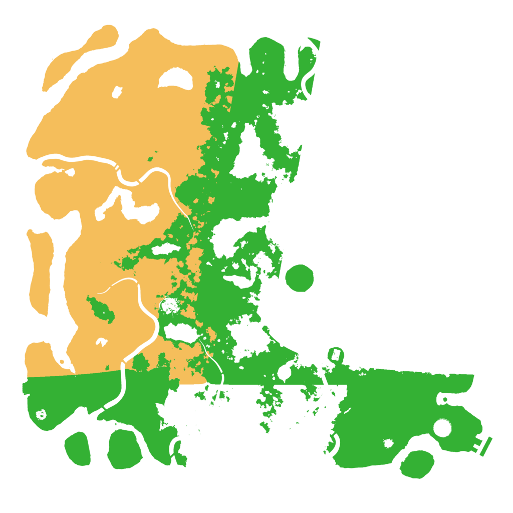 Biome Rust Map: Procedural Map, Size: 5000, Seed: 931124118