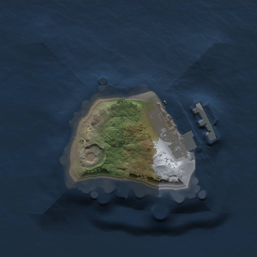 Rust Map: Procedural Map, Size: 1000, Seed: 852652728, 2 Monuments