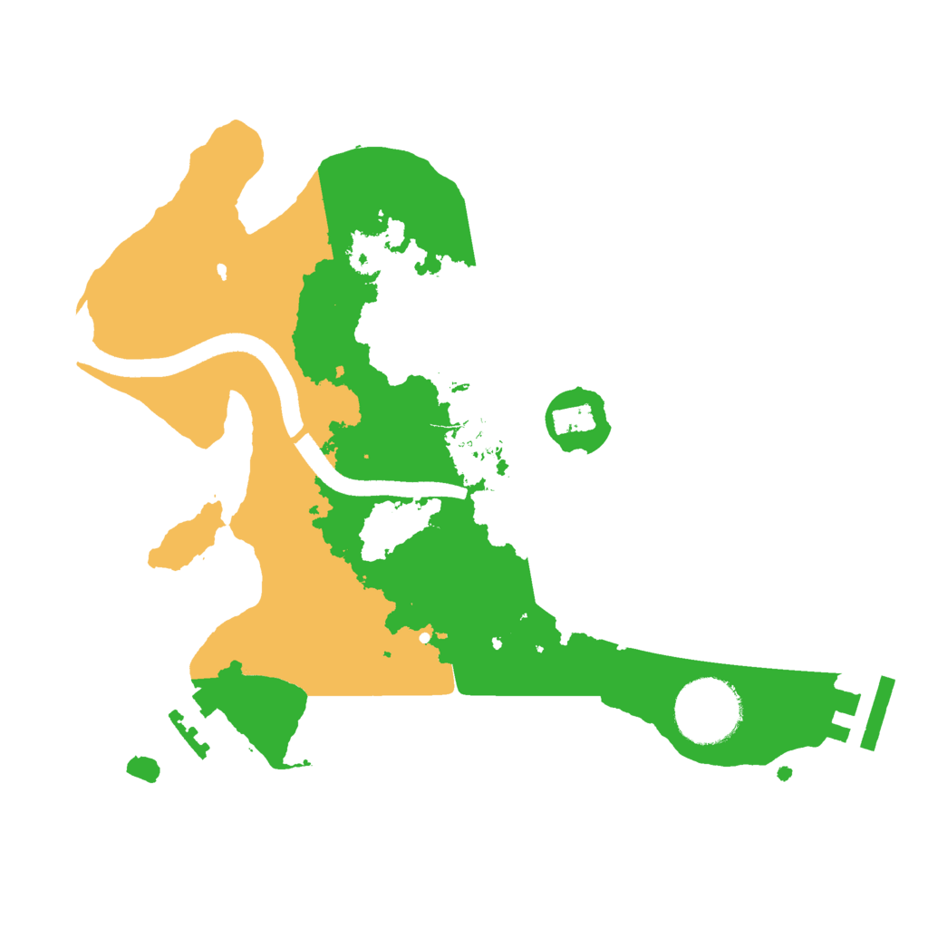 Biome Rust Map: Procedural Map, Size: 2500, Seed: 346152