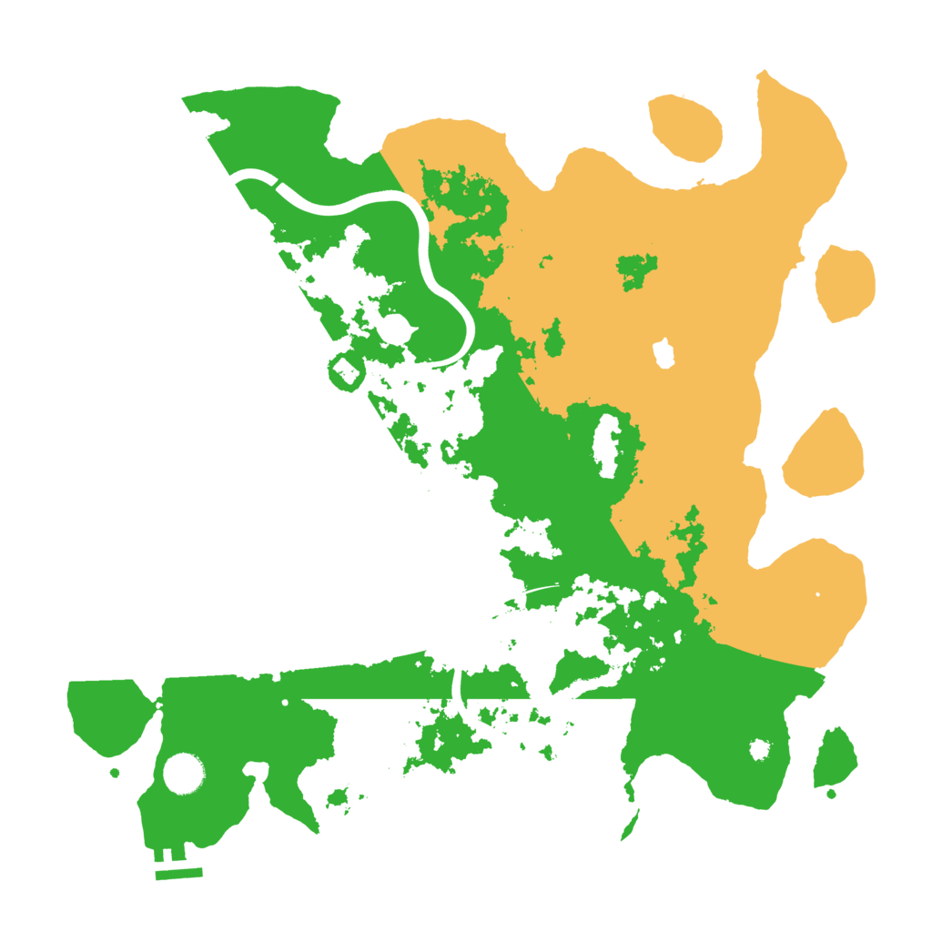 Biome Rust Map: Procedural Map, Size: 4000, Seed: 1998895793