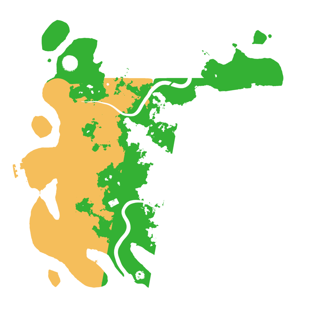 Biome Rust Map: Procedural Map, Size: 3495, Seed: 1646313179