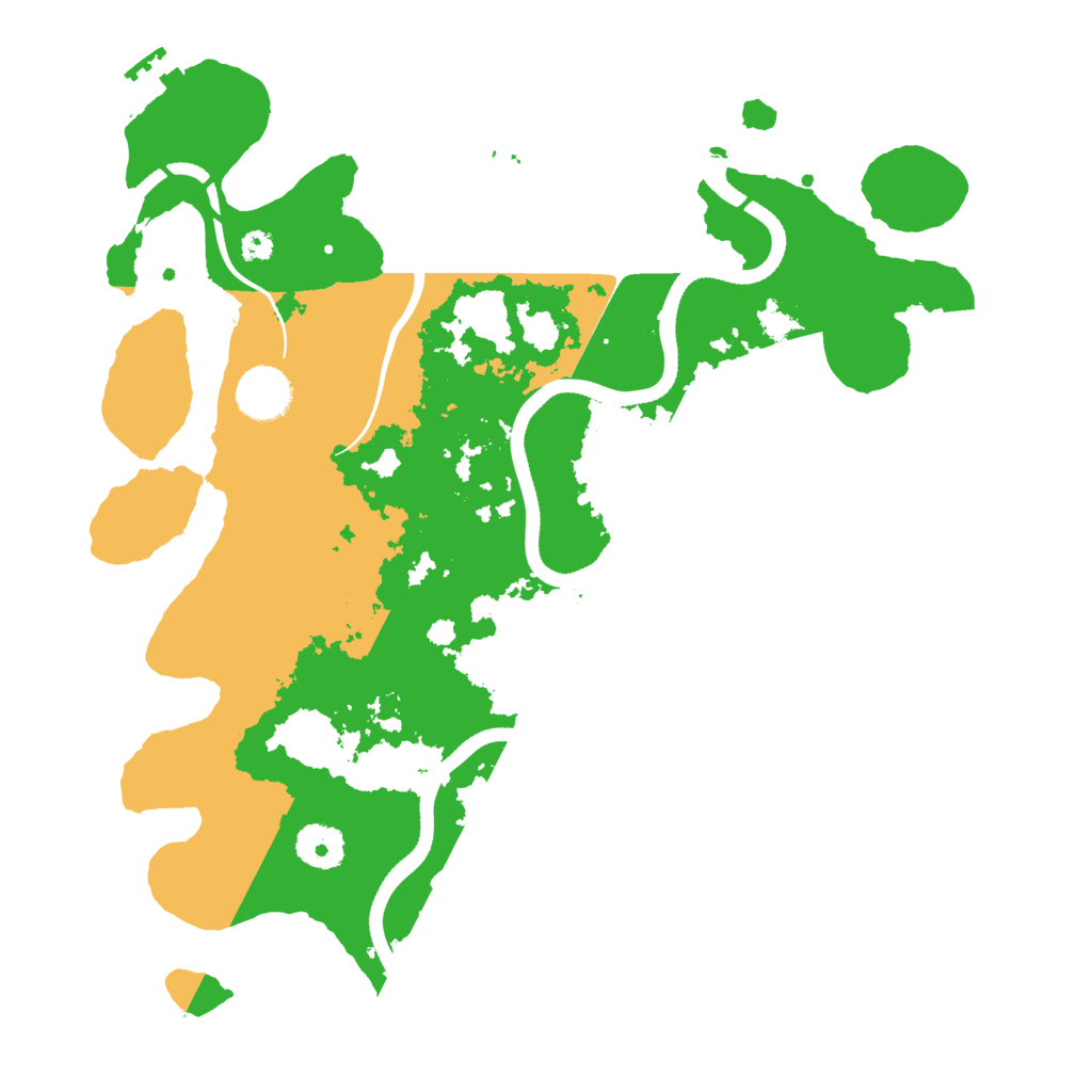 Biome Rust Map: Procedural Map, Size: 3495, Seed: 416714780