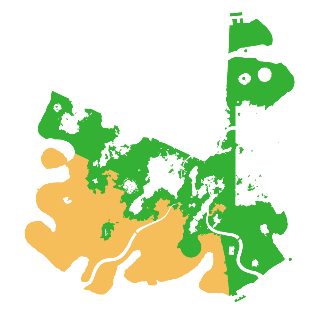 Biome Rust Map: Procedural Map, Size: 4000, Seed: 542029141