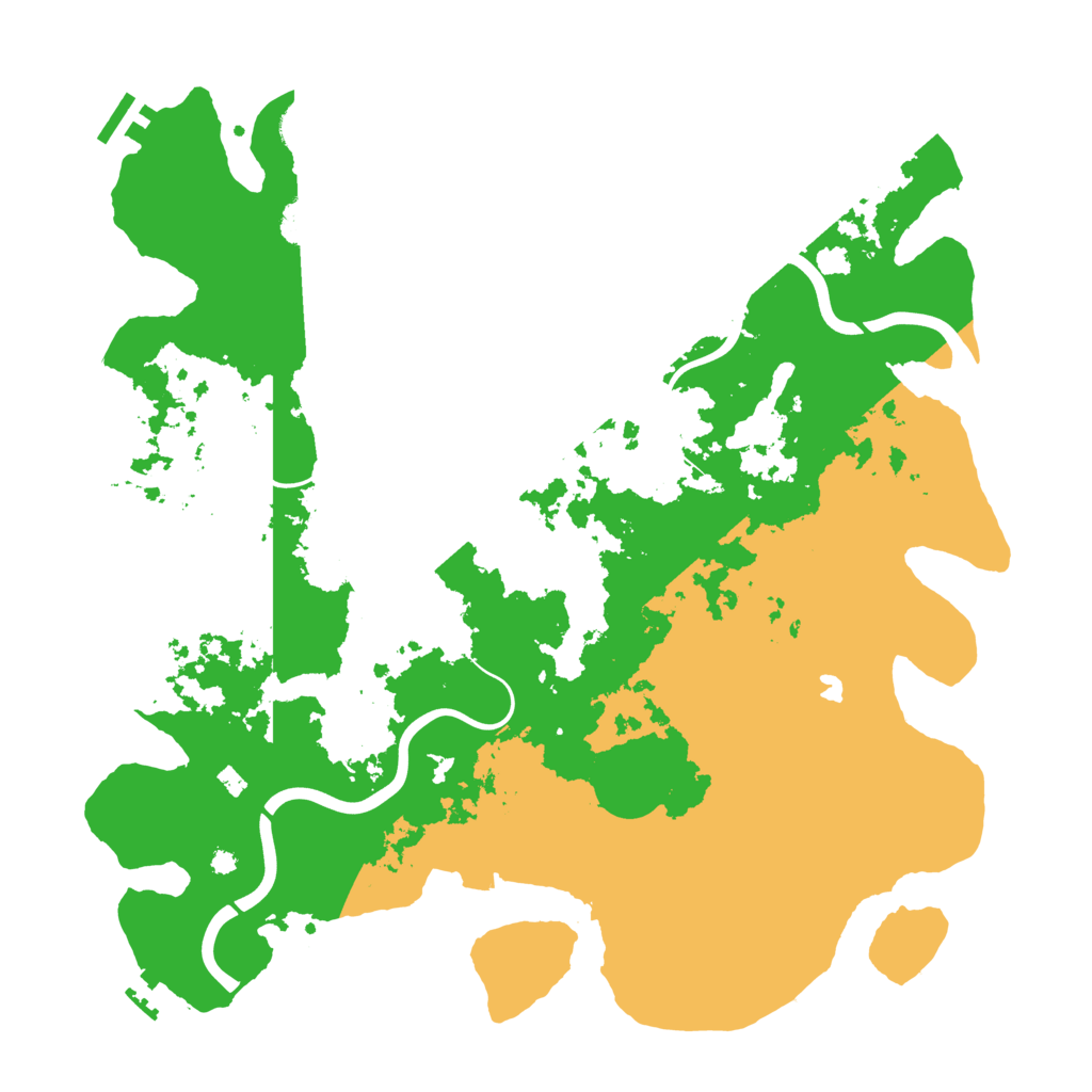 Biome Rust Map: Procedural Map, Size: 4000, Seed: 119914797