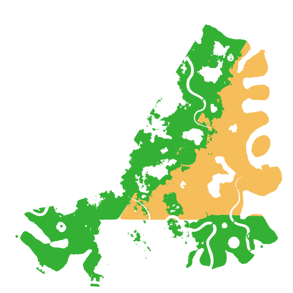 Biome Rust Map: Procedural Map, Size: 4500, Seed: 1415048696