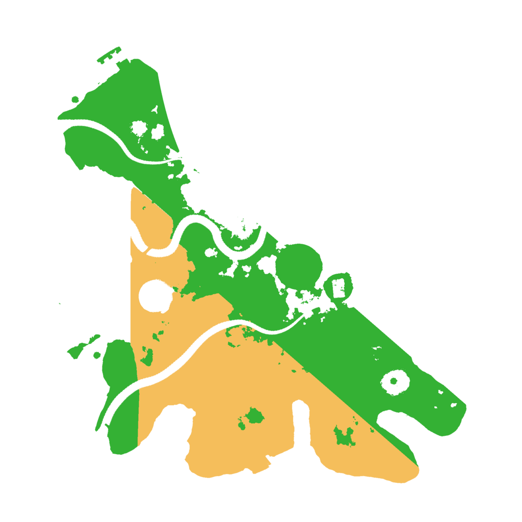 Biome Rust Map: Procedural Map, Size: 3000, Seed: 1762862523