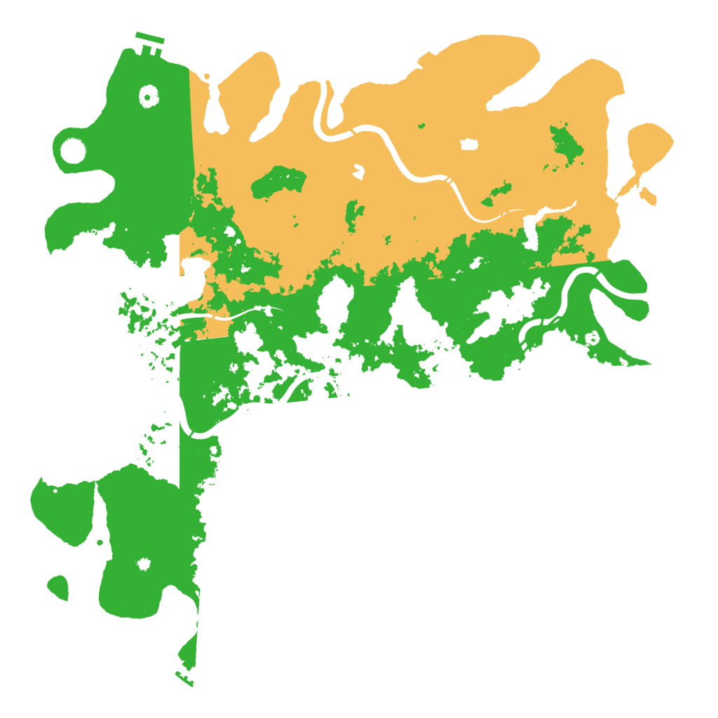Biome Rust Map: Procedural Map, Size: 5000, Seed: 67890