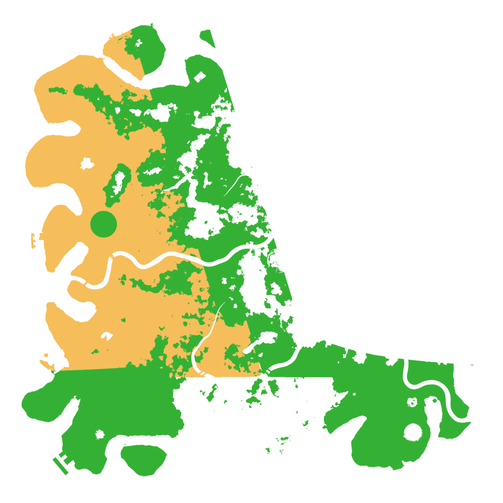 Biome Rust Map: Procedural Map, Size: 5000, Seed: 939620812