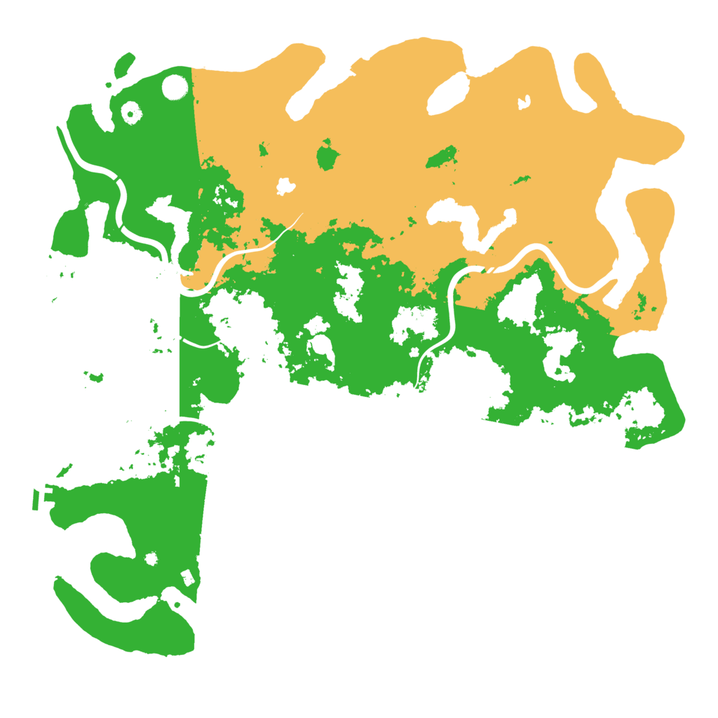 Biome Rust Map: Procedural Map, Size: 5000, Seed: 237691566