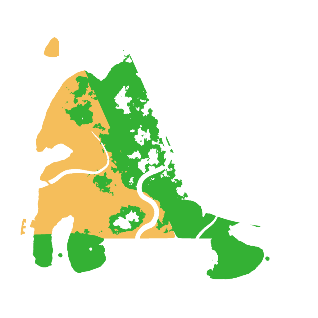 Biome Rust Map: Procedural Map, Size: 3000, Seed: 48520