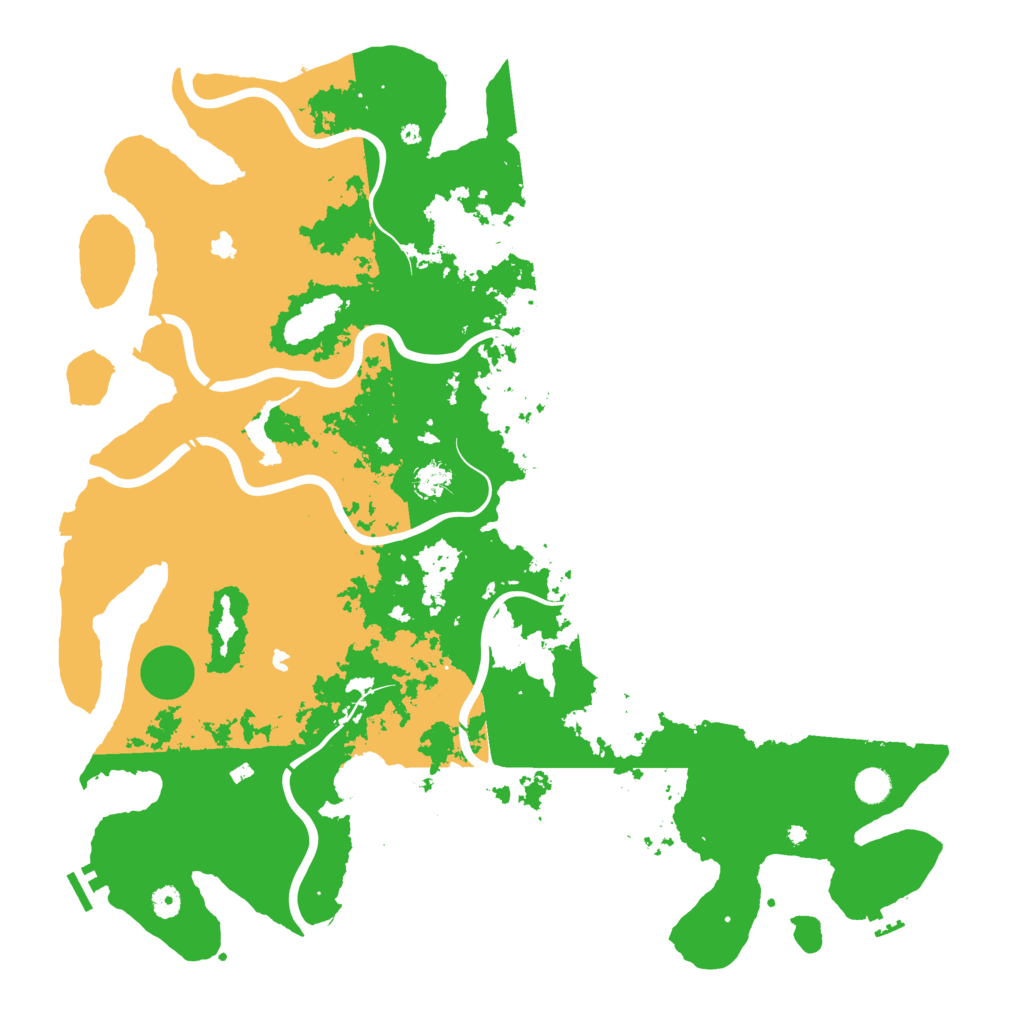 Biome Rust Map: Procedural Map, Size: 5000, Seed: 325950414