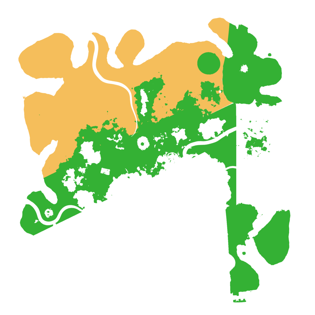 Biome Rust Map: Procedural Map, Size: 3750, Seed: 99851