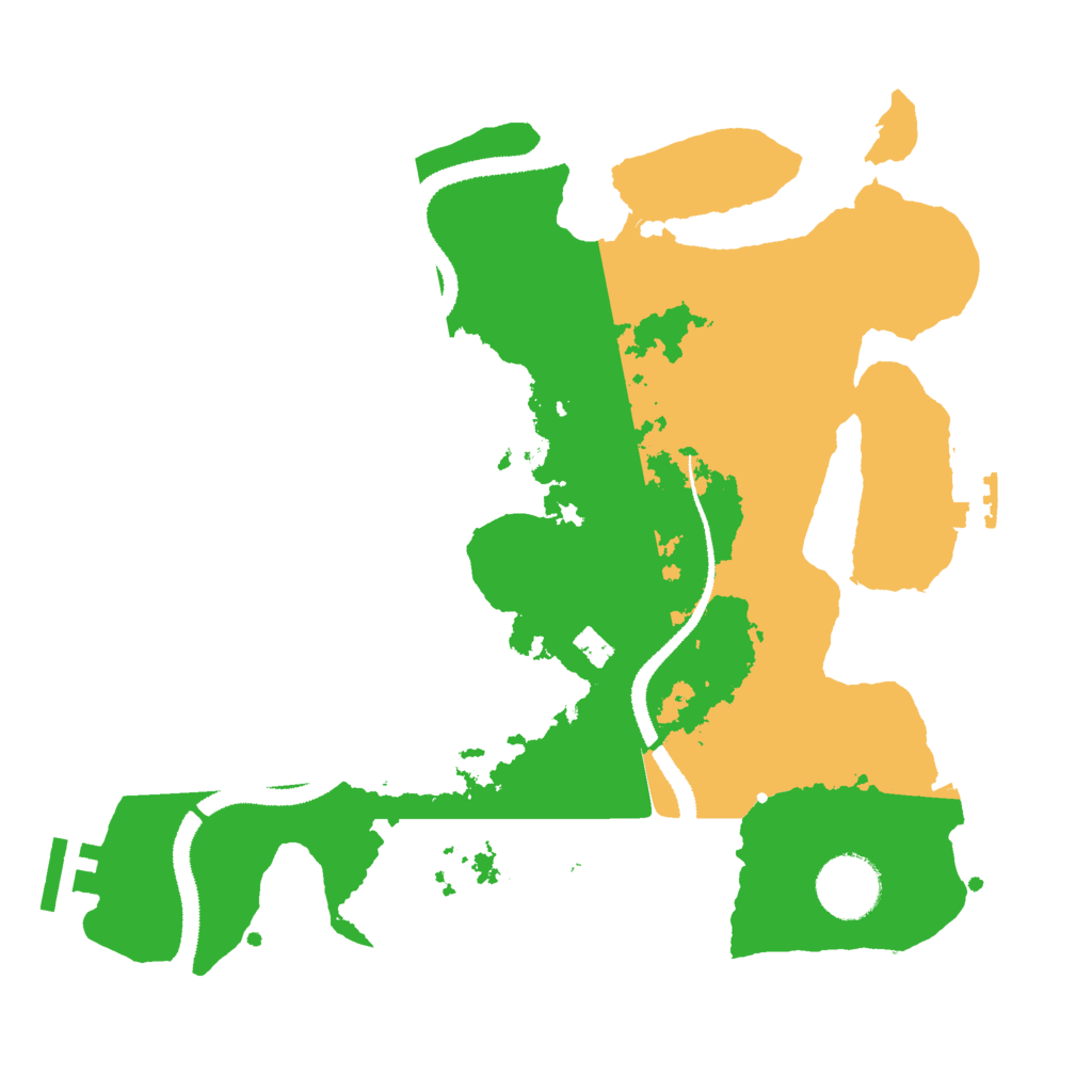 Biome Rust Map: Procedural Map, Size: 3000, Seed: 238002