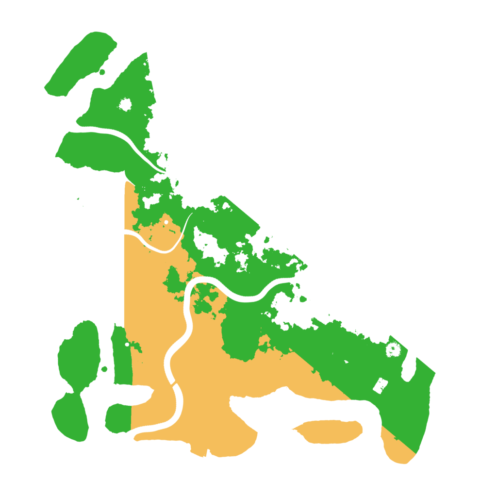 Biome Rust Map: Procedural Map, Size: 3500, Seed: 738431