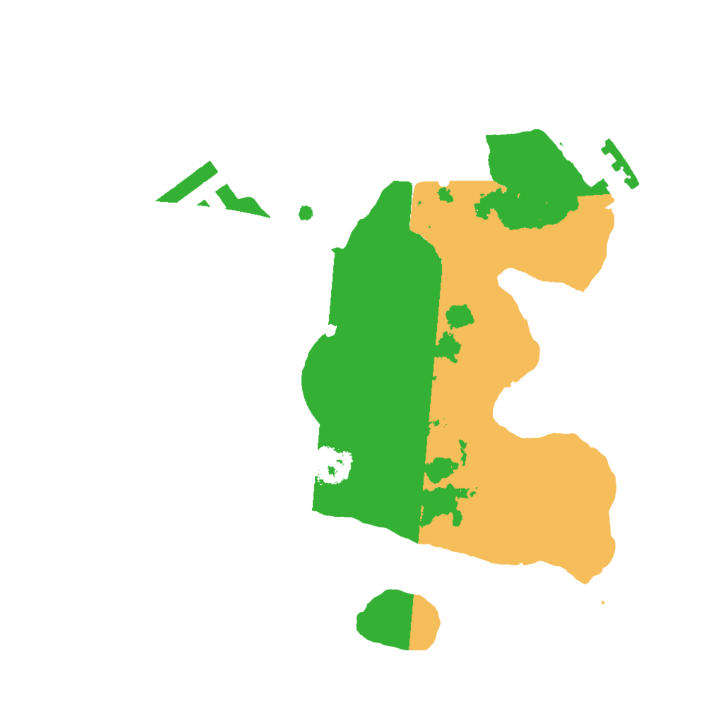 Biome Rust Map: Procedural Map, Size: 2000, Seed: 650814693