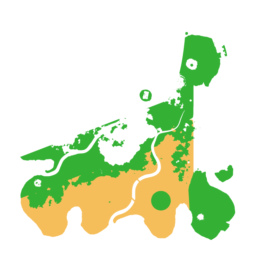 Biome Rust Map: Procedural Map, Size: 3500, Seed: 681215963