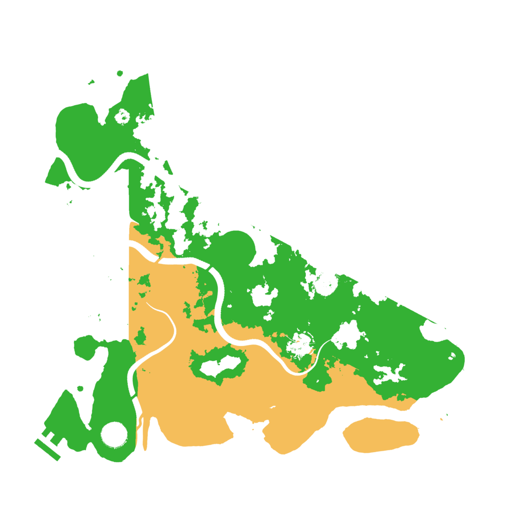 Biome Rust Map: Procedural Map, Size: 3500, Seed: 3906773