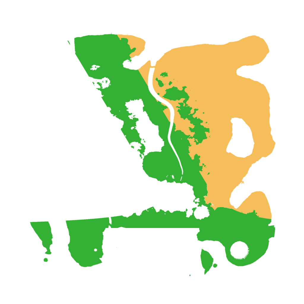 Biome Rust Map: Procedural Map, Size: 3000, Seed: 907125504