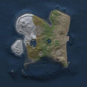 Thumbnail Rust Map: Procedural Map, Size: 2000, Seed: 1178009886, 6 Monuments