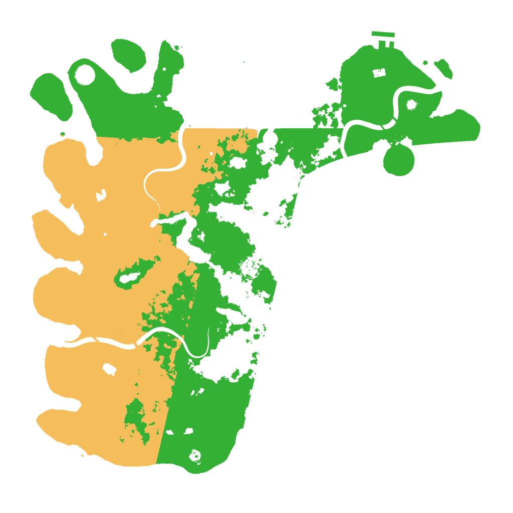 Biome Rust Map: Procedural Map, Size: 4500, Seed: 564564545