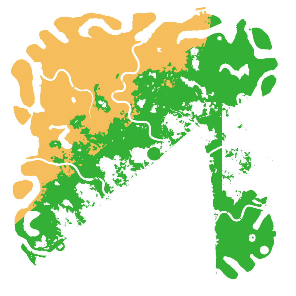 Biome Rust Map: Procedural Map, Size: 6000, Seed: 97562