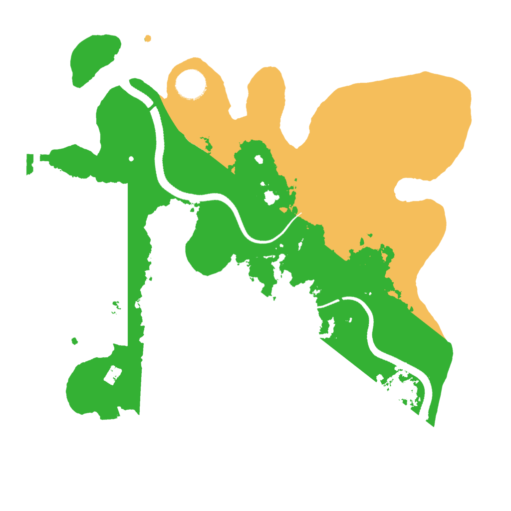 Biome Rust Map: Procedural Map, Size: 3000, Seed: 457457