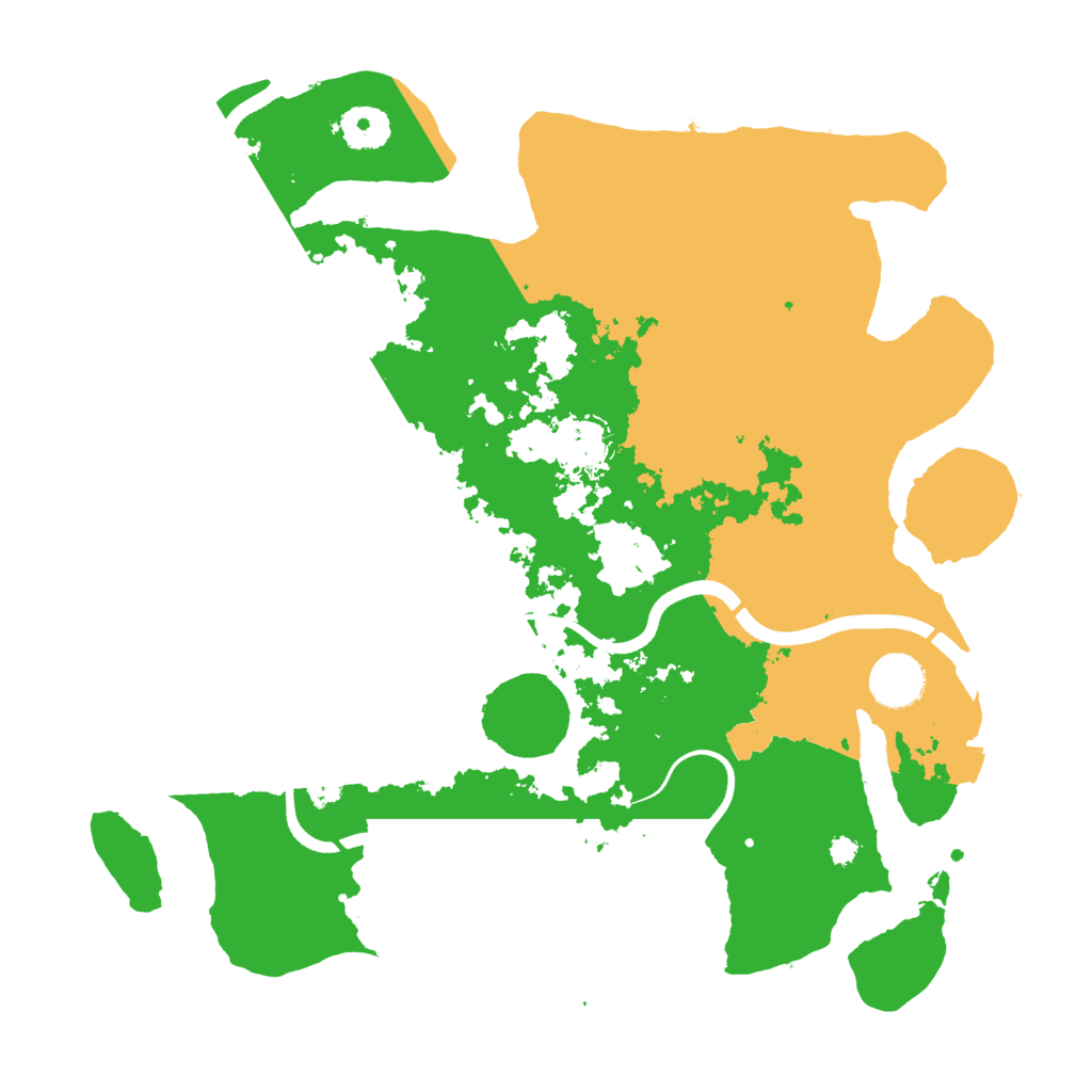 Biome Rust Map: Procedural Map, Size: 3500, Seed: 907125504