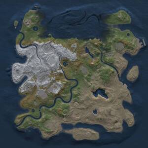 Thumbnail Rust Map: Procedural Map, Size: 4250, Seed: 1620401817, 16 Monuments