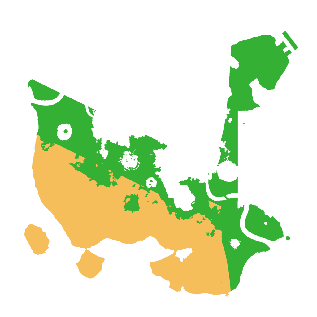 Biome Rust Map: Procedural Map, Size: 3000, Seed: 6750