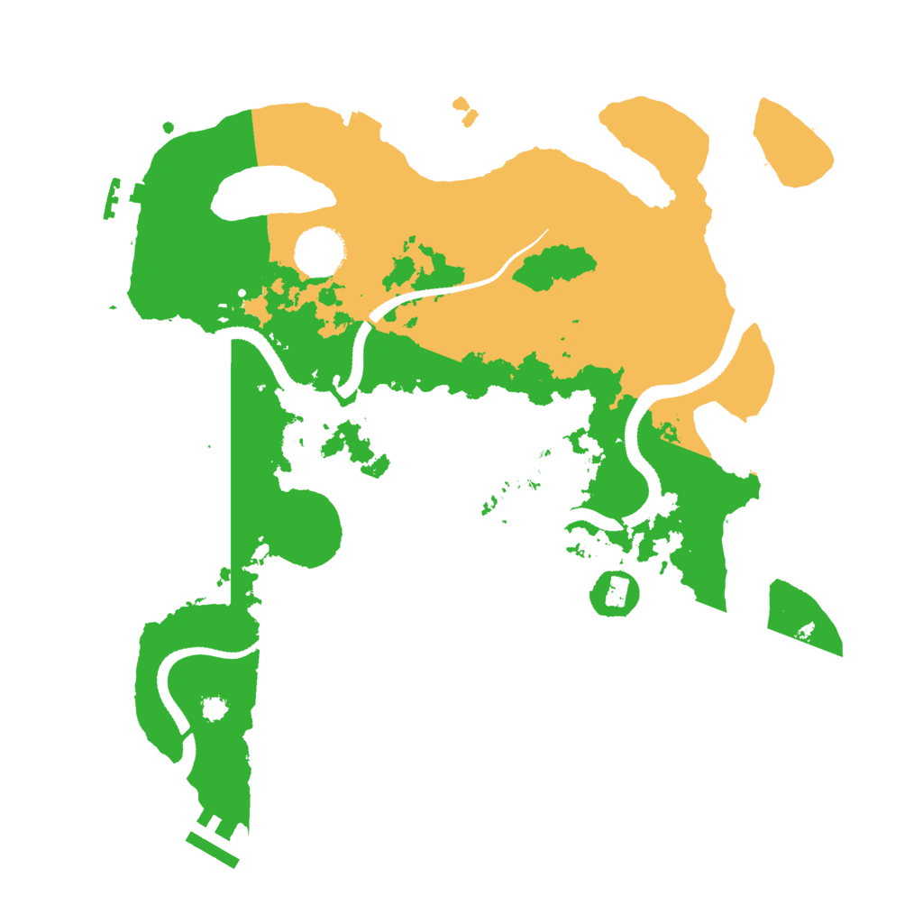 Biome Rust Map: Procedural Map, Size: 3300, Seed: 1810148815