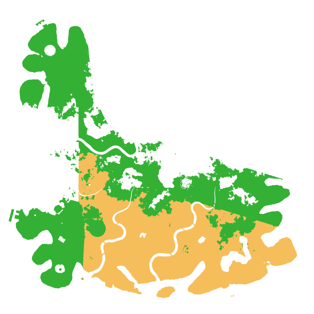 Biome Rust Map: Procedural Map, Size: 5000, Seed: 284127583